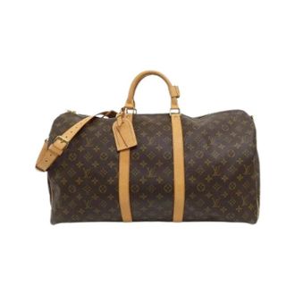 Louis Vuitton Pre-owned Monogram Boston Bag - unisex - Louis Vuitton Vintage - Vintage Weekend Bags - Brown - ONE SIZE - Pre-owned