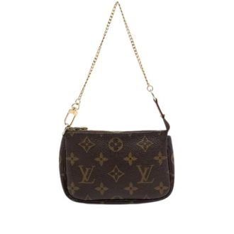 Louis Vuitton Pre-owned Mini Pochette Accessoires - Dames - Pre-owned - Bruin - Maat: ONE Size