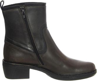 FLY London Enkellaarsjes - Dames - Cowboylaarzen - Bruin - 36 EU - Leer - Schoenen