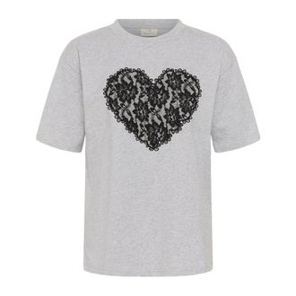 Kaffe Tops - Dames - Tops - Grijs - Maat: L Leer