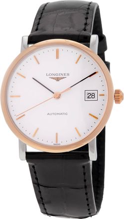 Longines Elegant Automatic White Dial Mens Watch L4.809.5.12.0
