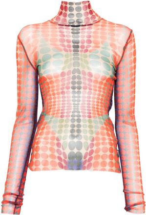 Jean Paul Gaultier Patterned Top