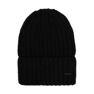 Dsquared2 Accessoires, Heren, Zwart, ONE Size, Wol, Wolmut met opgenaaid logo