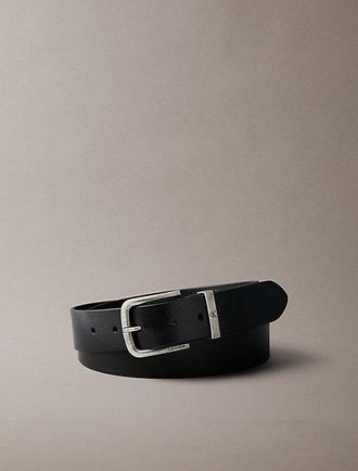Calvin Klein Cintur&oacute;n De Piel Napa Granulado