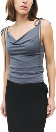 All : Row Parker Top In Charcoal