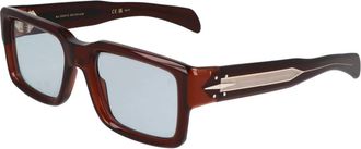 Eyewear by David Beckham Vierkante Acetaat Zonnebril - unisex - Zonnebrillen - Bruin - 53 MM - Accessoires