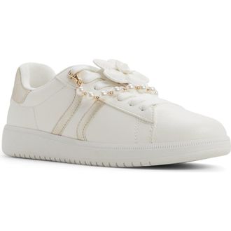 Aldo Chic Sneaker in White Combo at Nordstrom, Size 8.5
