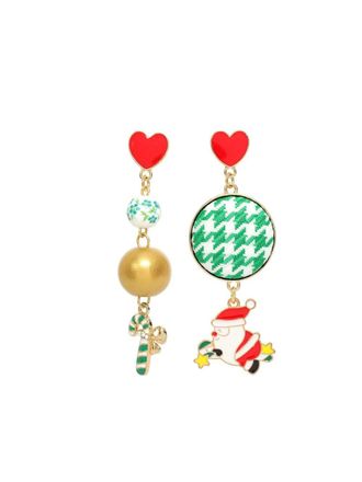 Amir Slama Christmas-motif earrings - Gold