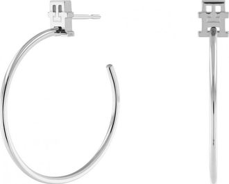 Tommy Hilfiger Womens 2780727 Ladies Earrings - Silver - One Size