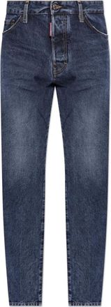 Dsquared2 Jeans, Heren, Blauw, S, Katoen, Teddy Jeans