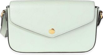 Gucci Green Leather GG Super Mini Shoulder Bag (Authentic Pre-Loved)