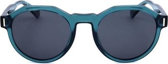 Polaroid Grey Oval Unisex Sunglasses PLD 6207/S ZI9/M9 52