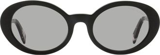 Marc Jacobs Oversized Oval Sunglasses - Black