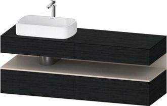 Duravit Qatego Consola Mueble Bajo Lavabo, 2 Extensiones, 2 - Duravit