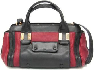 Chloé Pre-owned Handbags, female, Black, Size: ONE SIZE Pre-owned Leather handbags