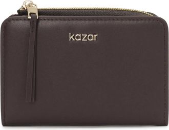 Kazar Portemonnee met rits - Dames - Portefeuilles - Bruin - ONE Size - Leer - Accessoires