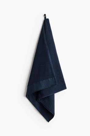 H&M Badehandtuch aus Frottee - Blue