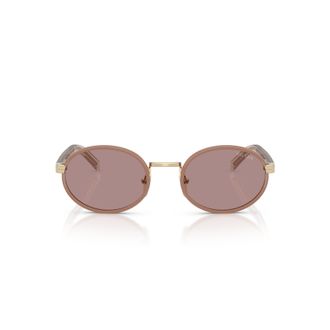 Prada 0pr B56s Oval-Shaped Sunglasses