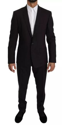Dolce & Gabbana Purple MARTINI Wool Stretch 2 Piece Mens Suit