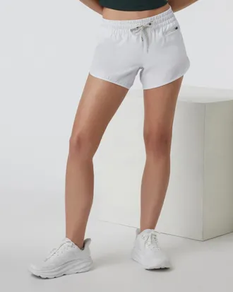 Vuori Clothing Clementine 2.0 Shorts 4 | White | XS, Size Extra Small