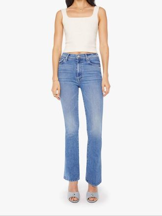 Mother High Rise Weekender Skimp Jeans In Swing And A Miss