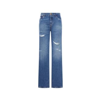 Seafarer Distressed Five-pocket Jeans