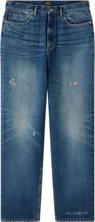 A.P.C. Straight Leg Jeans - Heren - Slim Fit Jeans - Blauw - W32 - Katoen - Jeans