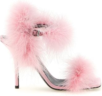 Moschino Multikleuren Viscose Stiletto Hak Sandalen