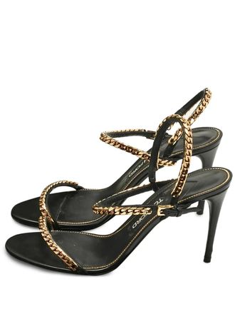 Tom Ford chain ankle strap sandals - Black