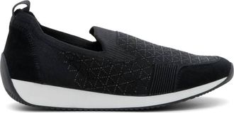 Ara Womens Layton 3 Slip-On Shoes In Black Sparkle