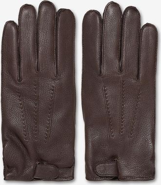 Restelli Guanti Handschuhe aus Hirschleder