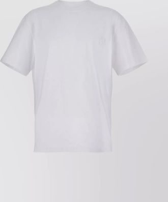 Wooyoungmi floral print crew neck short sleeve top