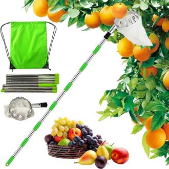 OEM Escalera Para Recoger Fruta, Recolector De Fruta M&oacute;vil, Recolector De Fruta De Acero Inoxidable De 3,2 M, Recolector De Cerezas, Recolector De Manzana