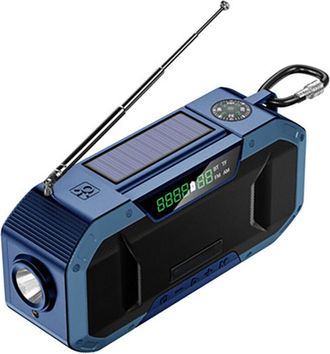 OEM Radio De Emergencia Con Altavoz Bluetooth A Prueba De Agua, Radio Digital Port&aacute;til Am Fm Con Linterna, Luz De Lectura, Radio Meteorol&oacute;gica Noaa Con Ma