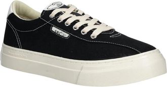 Stepney Workers Club Dellow 02 Cup Canvas Sneaker - Dames - Sneakers - Zwart - 36 EU - Leer - Schoenen