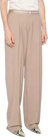 Casablanca Broeken, Dames, Beige, XS, Libro Pant