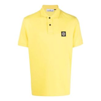Stone Island Polo Shirt Yellow 10152SC17-V0030
