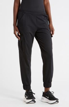 Yogalicious Luxe Cargo Joggers in Black at Nordstrom Rack, Size X-Small