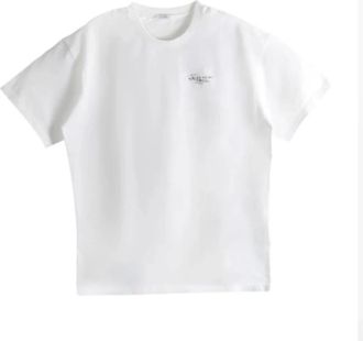 Givenchy T-Shirts, male, White, Size: M T-shirt with Stamp Print
