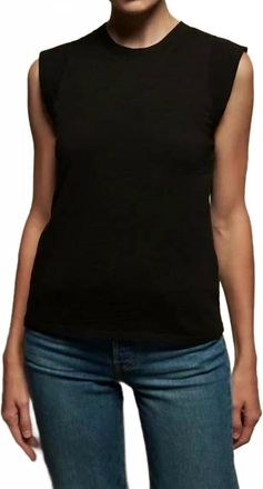 Nation Ltd Patti Muscle Tank Top In Black