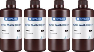 OEM Resina Transparente Anycubic, Lavable Con Agua, 2 Kg, Compatible Con Impresoras Lcd