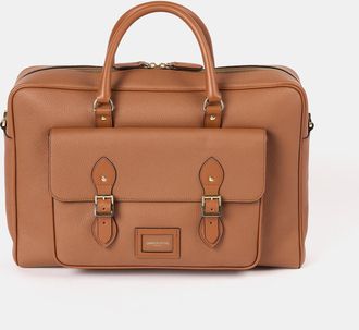 The Cambridge Satchel Company The Brief - Tan Calf Grain