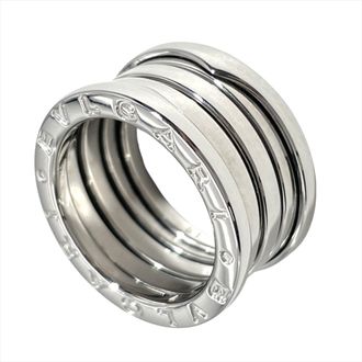 Bulgari White White Gold Band Ring (Pre-Owned)