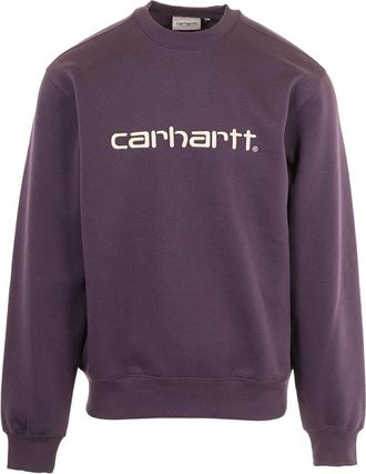 Carhartt Work in Progress Hooded Sweatshirt - Heren - Sweatshirts - Paars - XL - Katoen - Hoodies & sweatvesten