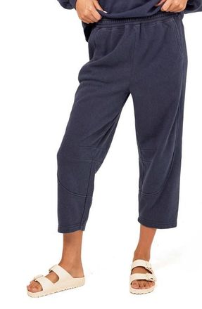 Threads 4 Thought Chantel Mineral Wash Crop Wide Leg Pants in Stargazer at Nordstrom, Size X-Small