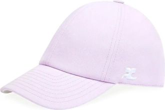 Courrèges Cappello da baseball in cotone - Rosa