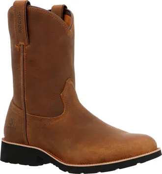 Rocky Mens Monocrepe 9 Leather Western Boot In W