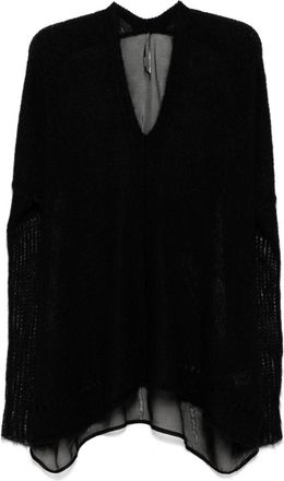 Masnada Maglione con scollo a V - Nero