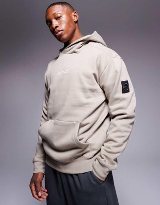 Marshall Artist siren hoodie in stone-Neutral