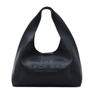Marc Jacobs The Sack Bag Leren Tote - Dames - Tassen - Zwart - Maat: ONE Size Leer